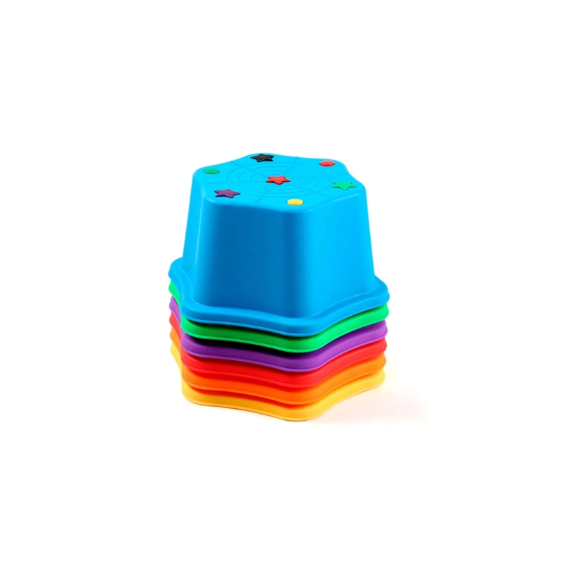 TARROS BALDES EQUILIBRIO NIÑOS ANTI DESLIZANTES SET 6X 6 XZ-GHS-010 - 2