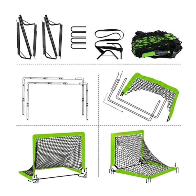 ARCOS DE FUTBOL SET JUEGO 180 X 120 CM – SG6X4FTG-2 - 3