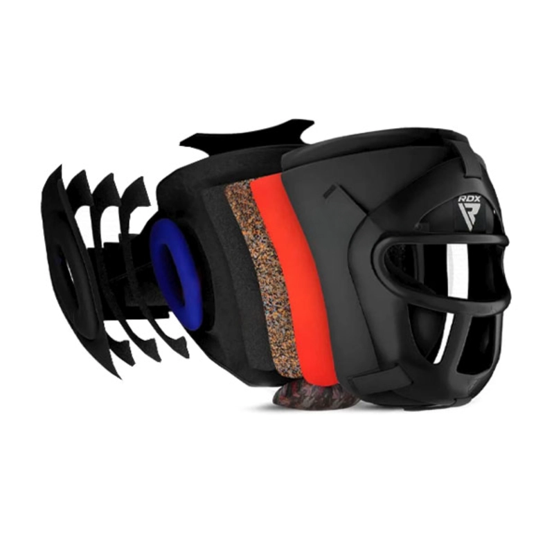 PROTECTOR DE CABEZA T1 FULL RDX GRILL PRO HGR-T1F TALLA L AZUL - 6