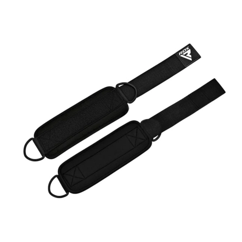 TOBILLERAS PAR DE LEVANTAMIENTO RDX PRO STRAS BLACK – WAN-A4B-P - 2