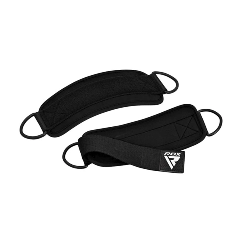 TOBILLERAS PAR DE LEVANTAMIENTO RDX PRO STRAS BLACK – WAN-A4B-P - 3