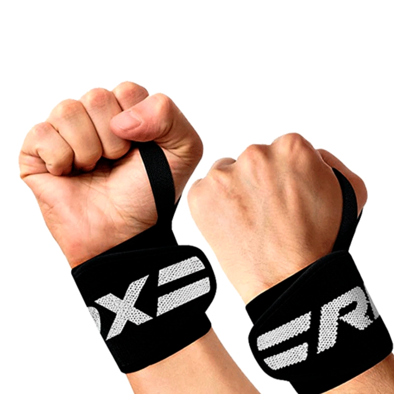 MUÑEQUERAS DE LEVANTAMIENTO RDX – SUPPORTE WRAPS – NEGRAS – WAH-W2B - 4