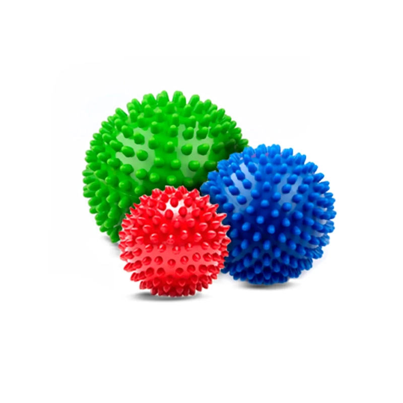 PACK X10 PELOTA MINI ERIZO MASAJE 10 CM - 1