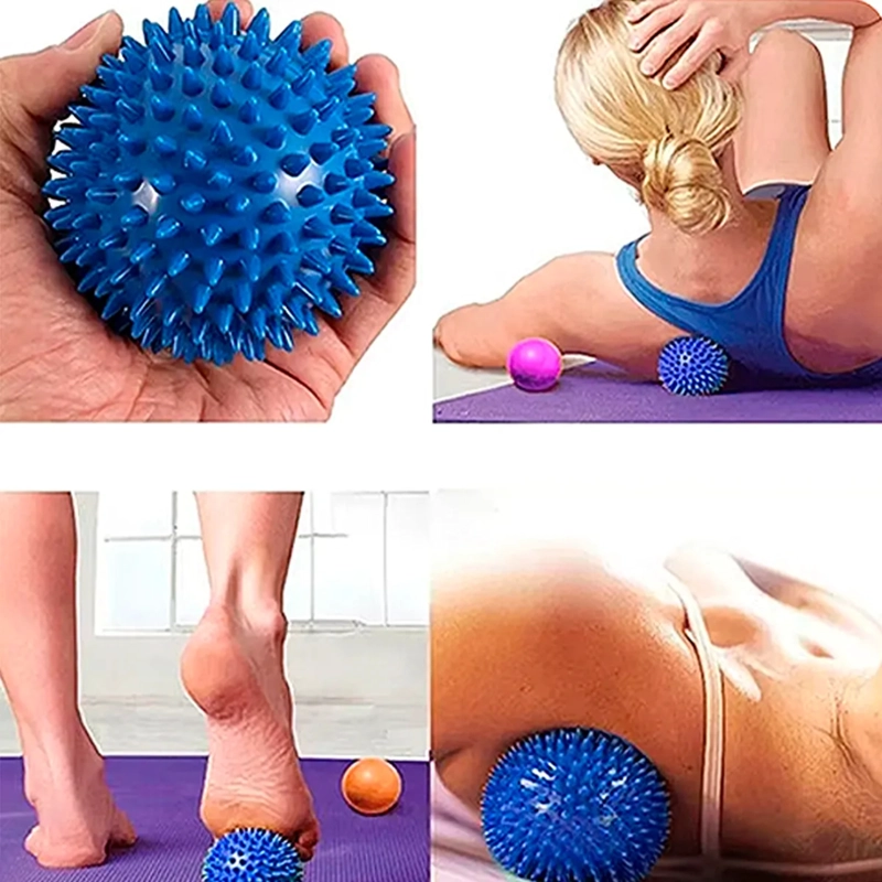 PACK X10 PELOTA MINI ERIZO MASAJE 10 CM - 7