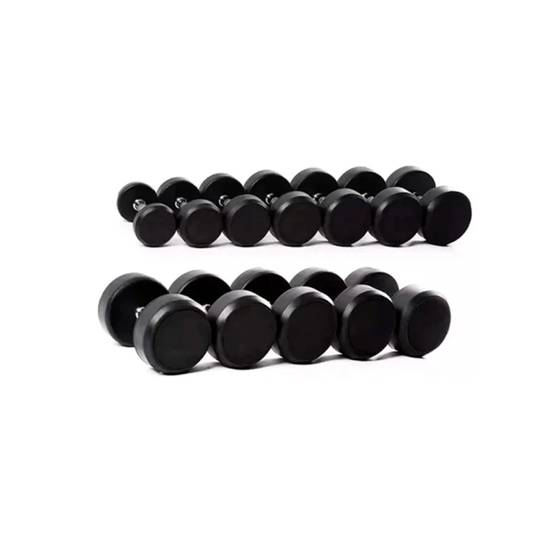 MANCUERNAS REDONDAS PU 40 KG NEGRO - 4