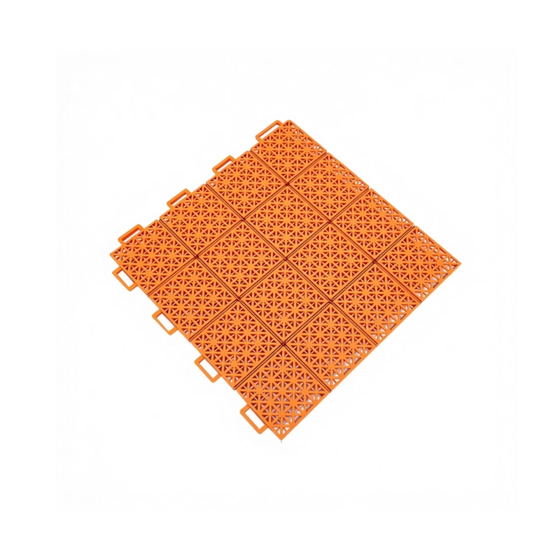 PISO DEPORTIVO ENTRELAZADO 50U 40CM X 40CM X 15 MM NARANJO - 2
