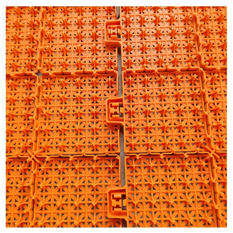 PISO DEPORTIVO ENTRELAZADO 50U 40CM X 40CM X 15 MM NARANJO - 4