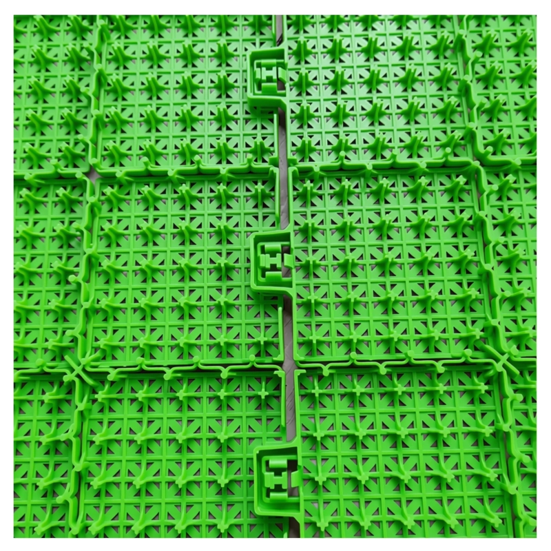 PISO DEPORTIVO ENTRELAZADO 50U 40CM X 40CM X 15 MM VERDE - 4