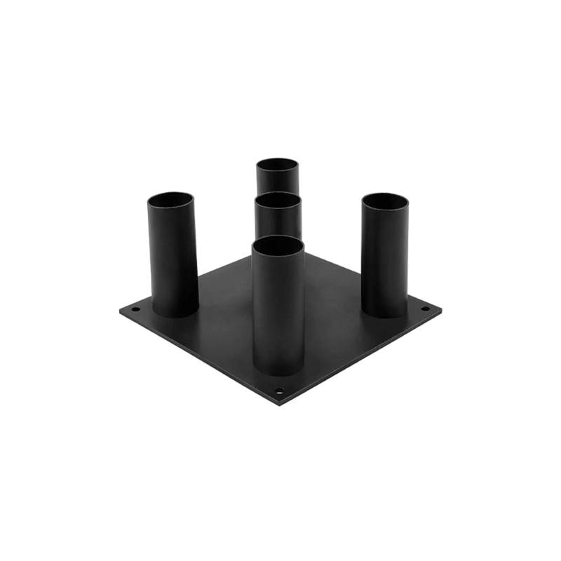 RACK VERTICAL COMPTACTO 5 BARRAS OLIMPICAS NEGRO - 3
