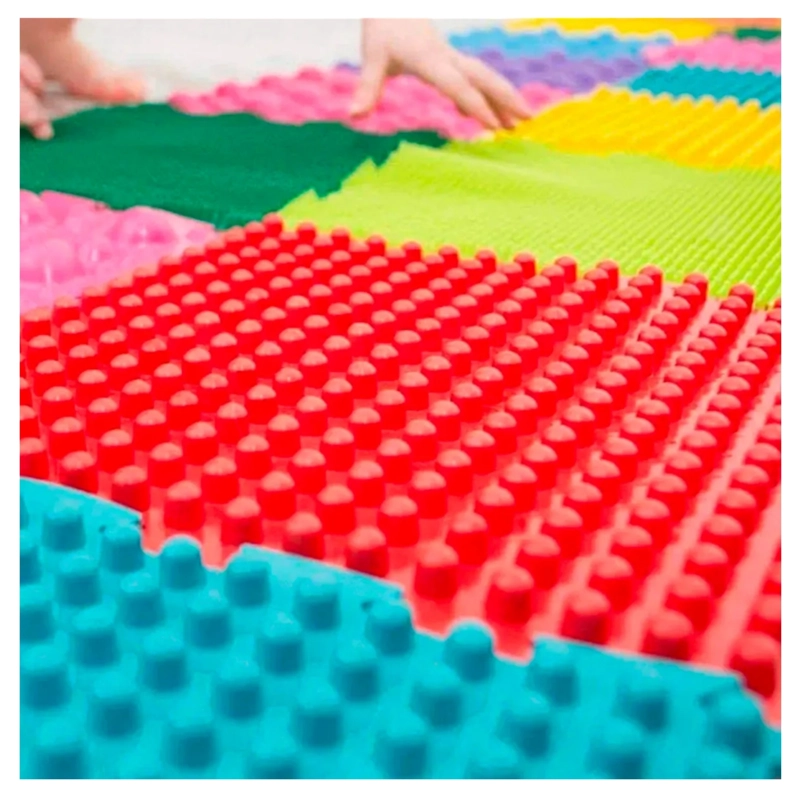 TAPETES SENSORIAL NIÑOS SET 8 PIEZAS CUADRADOS A1 SR2505 - 5