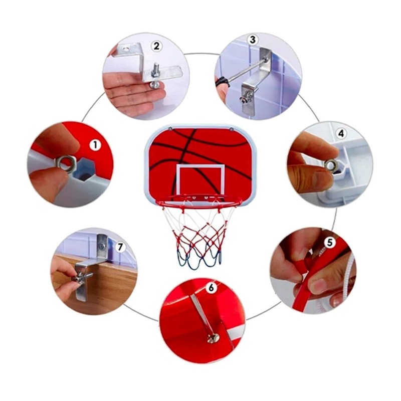 TABLERO DE BASKETBALL INFANTIL + PELOTA 0754-825A - 2
