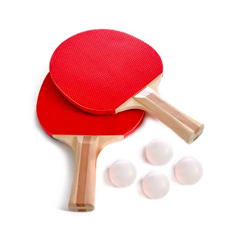 PACK 5X SET 2 PALETAS PING PONG 4 PELOTAS BASIC - SR2505 - 1