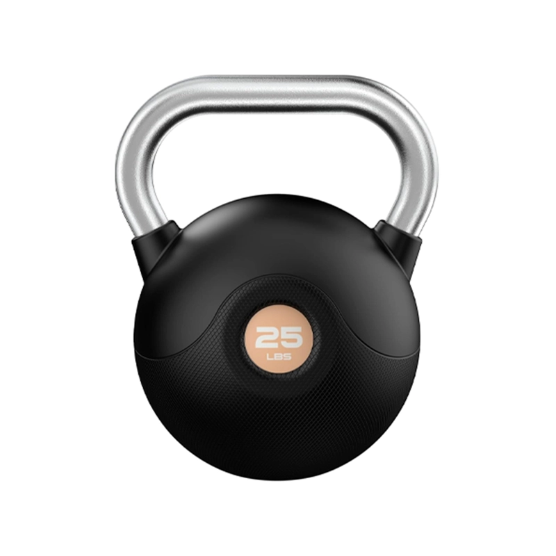 KETTLEBELL PESA RUSA MARCYPRO POLY URETHANE COATED CHROMED 25 LB / 11.3 KG - 025-ORANGE - 1