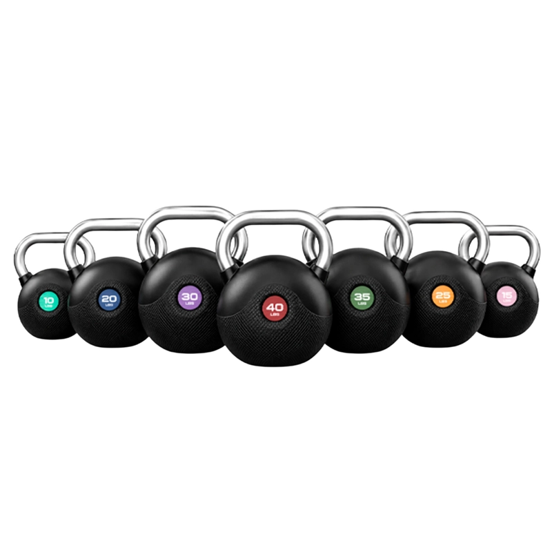 KETTLEBELL PESA RUSA MARCYPRO POLY URETHANE COATED CHROMED 25 LB / 11.3 KG - 025-ORANGE - 2