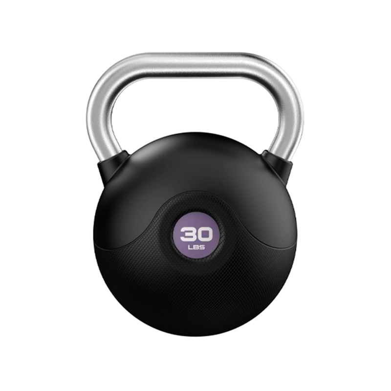 KETTLEBELL PESA RUSA MARCYPRO POLY URETHANE COATED CHROMED 30 LB / 13.6 KG - 030-PURPLE - 1