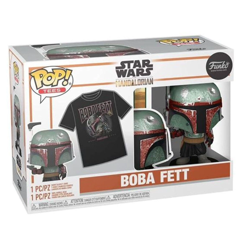 POP TEES STAR WARS - BOBA FETT & POLERA - TALLA L - 1