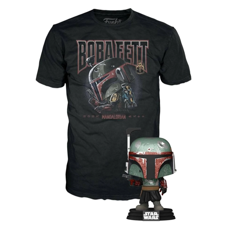 POP TEES STAR WARS - BOBA FETT & POLERA - TALLA L - 2