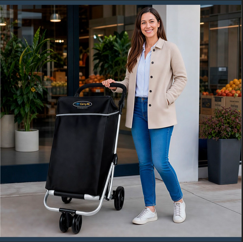 CARRITO COMPRAS PLEGABLE PREMIUM SUPERMERCADO FERIA COOLER - 8