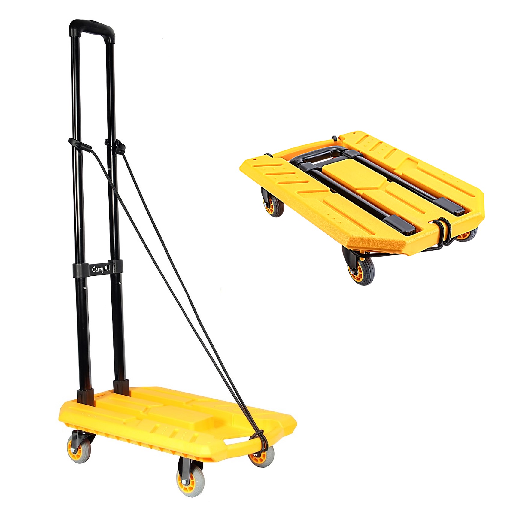 CARRO YEGUA PLEGABLE DE CARGA TIPO PLATAFORMA 100 KILOS - 1
