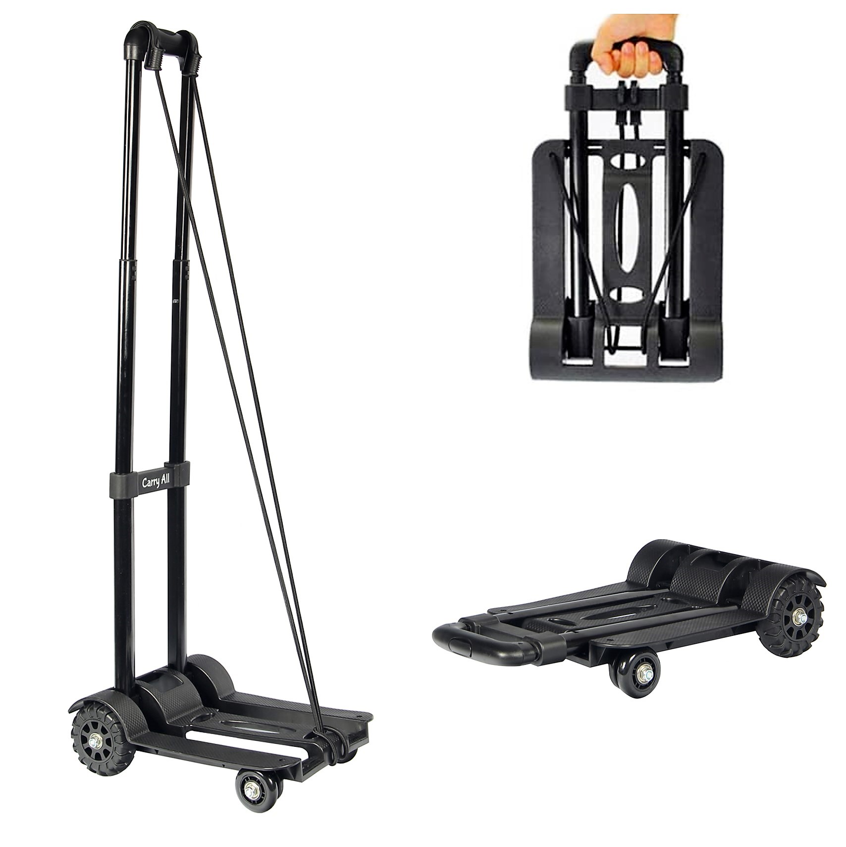 CARRO YEGUA PLEGABLE DE CARGA TIPO PLATAFORMA 65 KILOS - 1