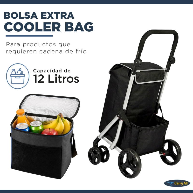 CARRITO DE COMPRAS PREMIUM PLEGABLE FERIA GYMPIE 55 LITROS - 3