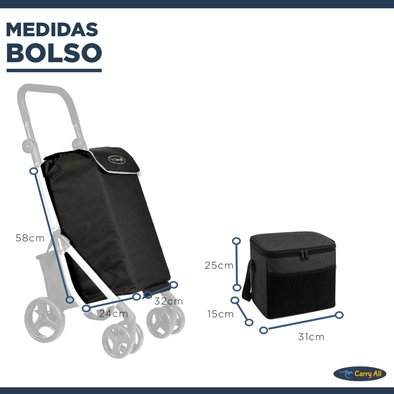 CARRITO DE COMPRAS PREMIUM PLEGABLE FERIA GYMPIE 55 LITROS - 4