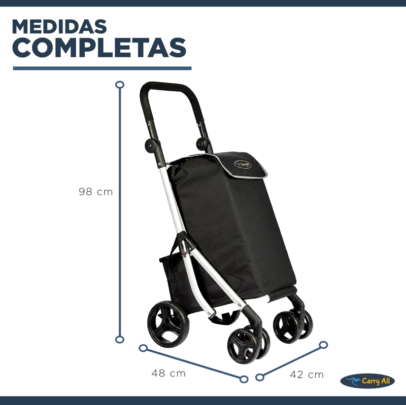 CARRITO DE COMPRAS PREMIUM PLEGABLE FERIA GYMPIE 55 LITROS - 5