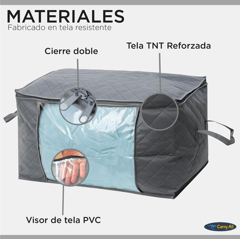 PACK 3 BOLSAS ORGANIZADORAS ALMACENAJE JUMBO 90 LITROS - 3