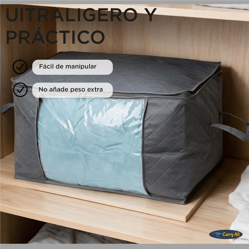 PACK 3 BOLSAS ORGANIZADORAS ALMACENAJE JUMBO 90 LITROS - 6