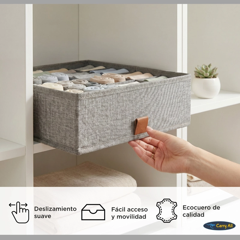 ORGANIZADOR 16 DIVISIONES  ROPA INTERIOR  ACCESORIOS ORGANIZACIÓN CLOSET - 7