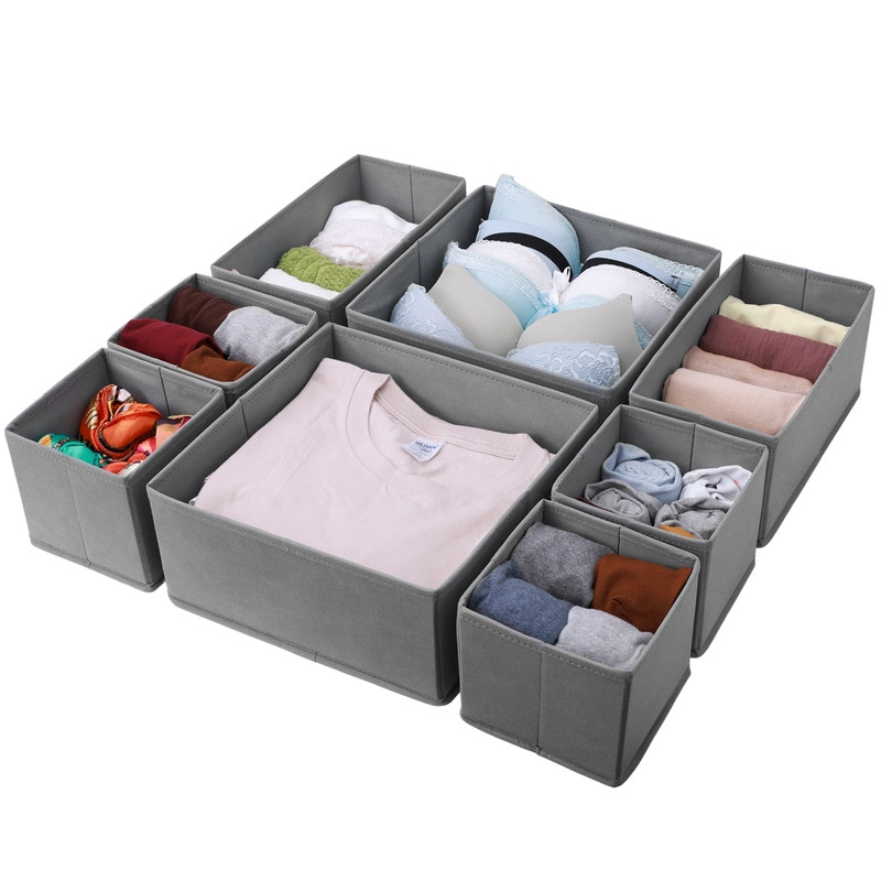 ORGANIZADOR 8 DIVISIONES CAJAS ROPA INTERIOR ACCESORIOS - 1