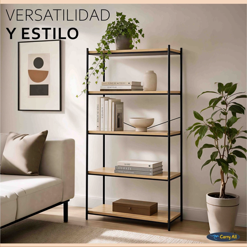 REPISA ESTANTE 5 NIVELES  LÍNEA MINIMALIST  ORGANIZADOR LIVING - 6