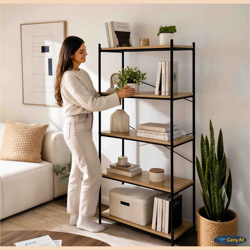 REPISA ESTANTE 5 NIVELES  LÍNEA MINIMALIST  ORGANIZADOR LIVING - 9