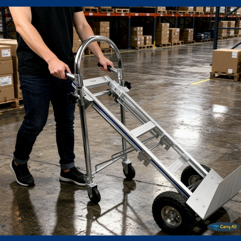 CARRO CARGA CARRY ALL TITAN_350 ACERO 3 EN 1 TITAN 350 KG PLEGABLE YEGUA - 7