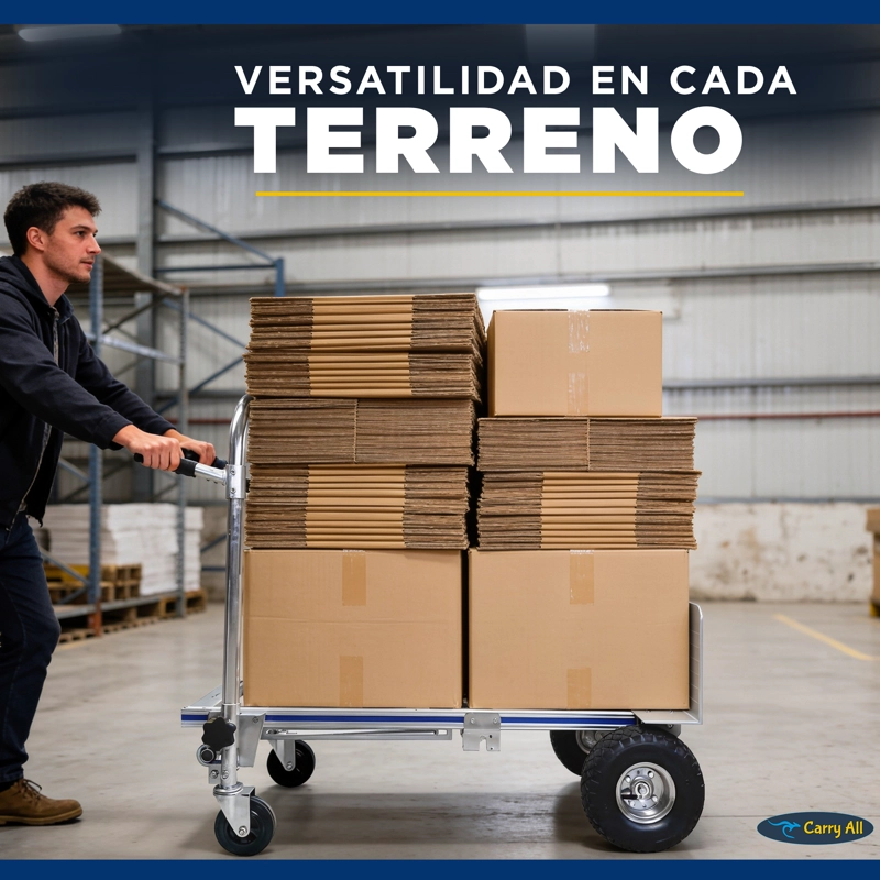 CARRO CARGA CARRY ALL TITAN_350 ACERO 3 EN 1 TITAN 350 KG PLEGABLE YEGUA - 8