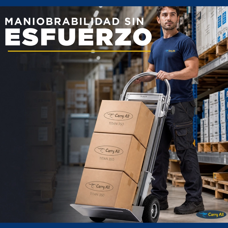 CARRO CARGA CARRY ALL TITAN_350 ACERO 3 EN 1 TITAN 350 KG PLEGABLE YEGUA - 9