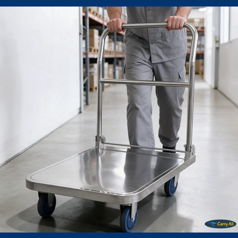 CARRO CARGA CARRY ALL PLEGABLE RANGER 400 KG TIPO PLATAFORMA - 9