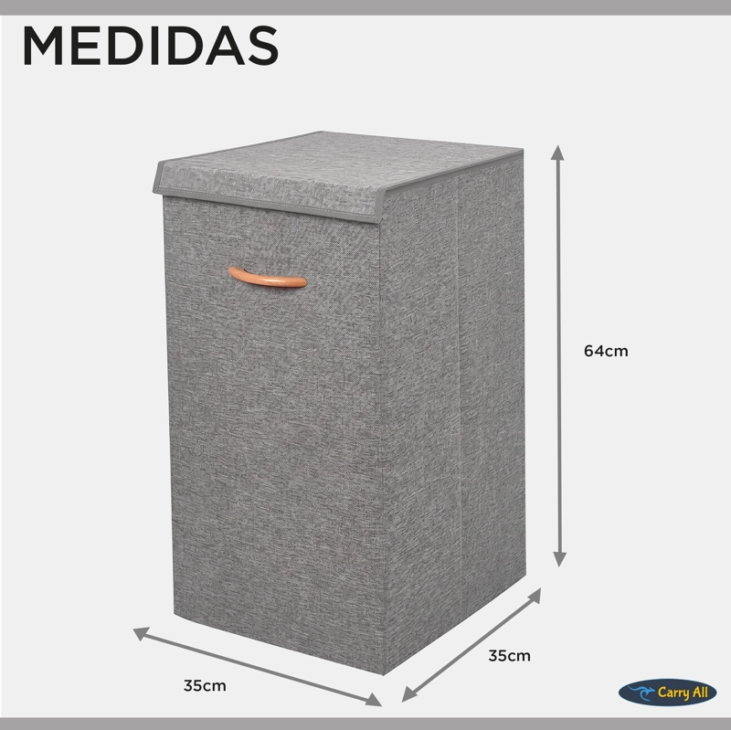 CAJA ORGANIZADORA CANASTO ROPA 78 LITROS PLEGABLE - 5