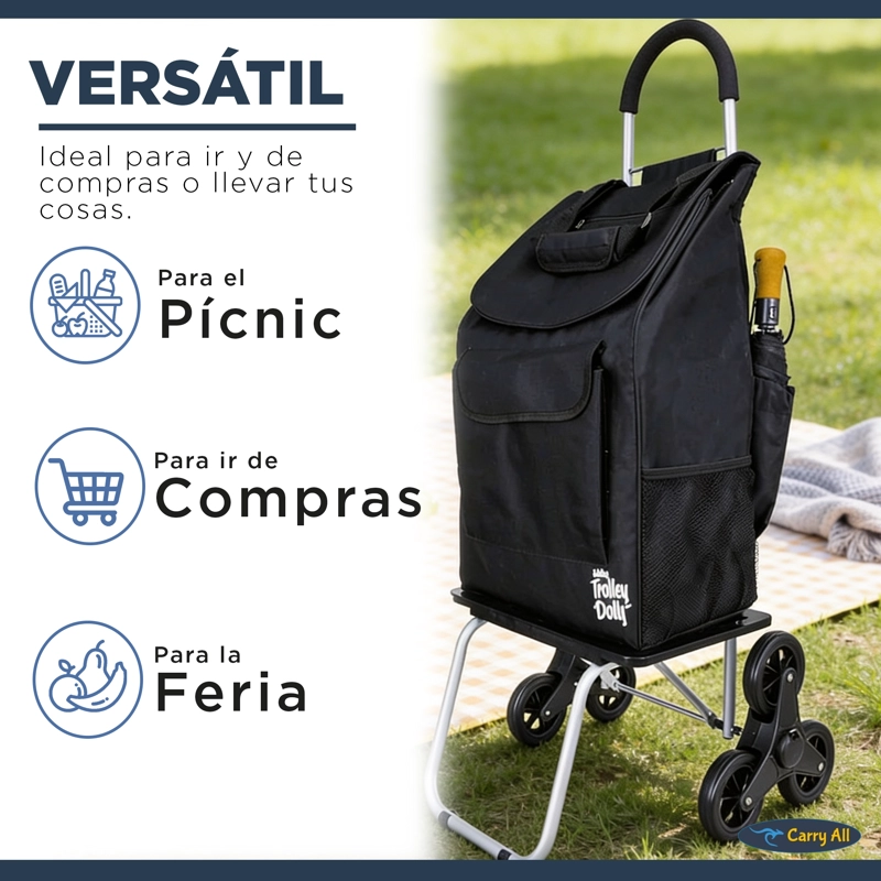 CARRITO DE COMPRAS PLEGABLE ESCALADOR CARRO FERIA YEGUA STAIR CLIMBER TROLLEY DOLLY - 6