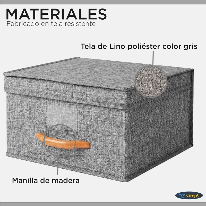 PACK 3 CAJAS CUBO ORGANIZADORAS PLEGABLES - 2