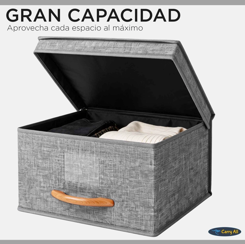 PACK 3 CAJAS CUBO ORGANIZADORAS PLEGABLES - 3