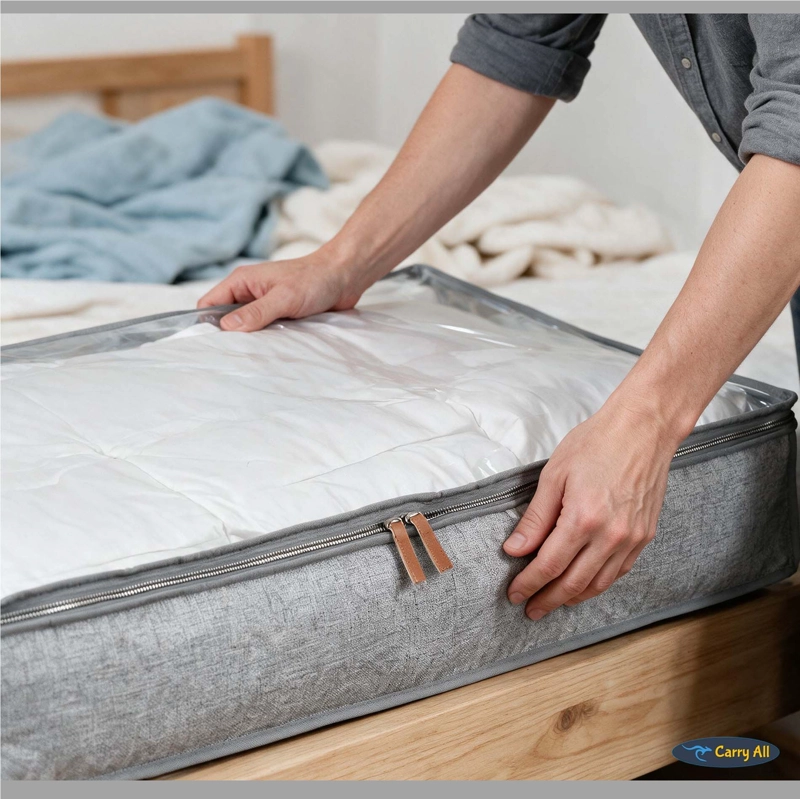PACK 3 BOLSOS ALMACENAJE BAJO CAMA 70 LITROS - 7