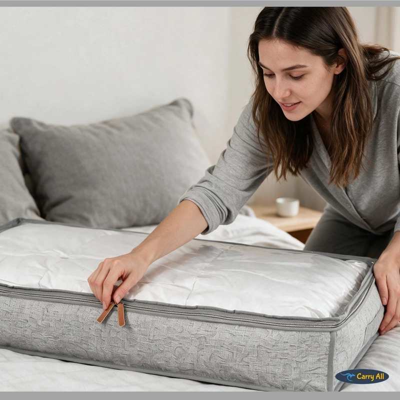 PACK 3 BOLSOS ALMACENAJE BAJO CAMA 70 LITROS - 8