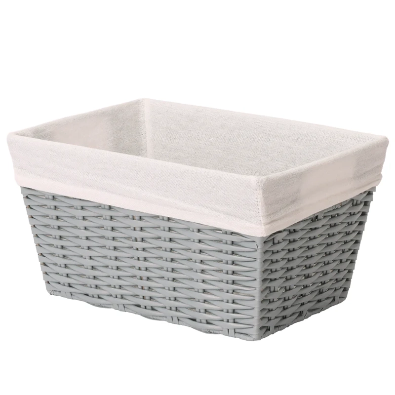 CANASTO CESTA ORGANIZADORA CARRY ALL ESTILO RATAN S - 1