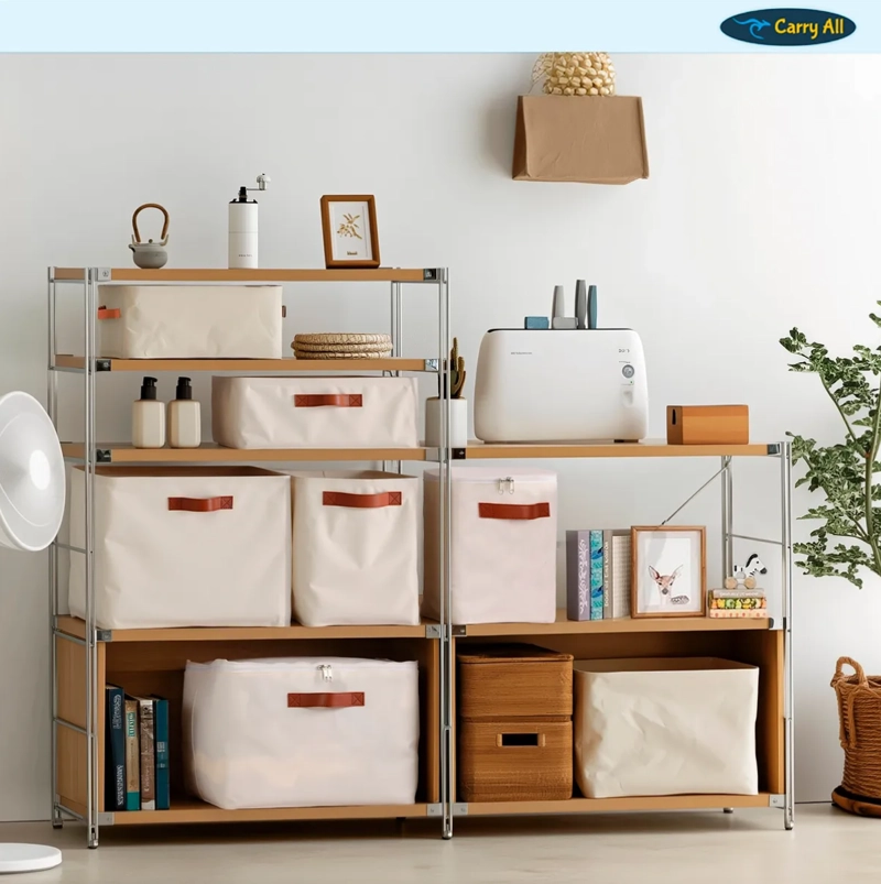 BOLSA ORGANIZADORA PLEGABLE CARRY ALL DE LINO S - 2