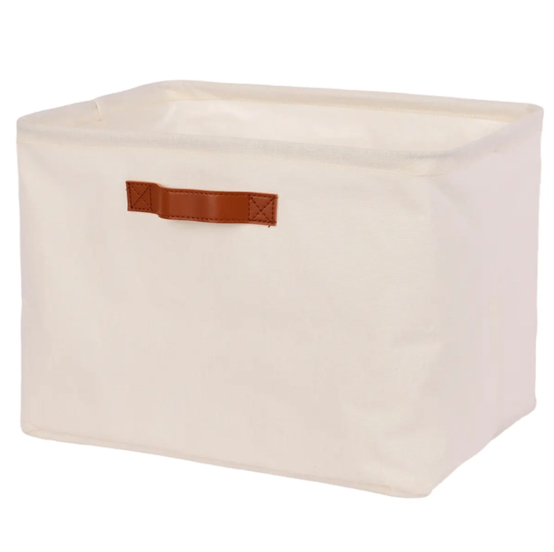 CESTA ORGANIZADORA PLEGABLE CARRY ALL DE LINO M - 1
