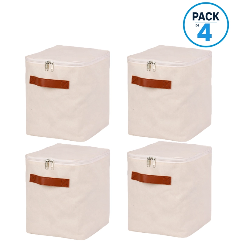 PACK 4 BOLSAS ORGANIZADORAS PLEGABLES CARRY ALL DE LINO S - 1