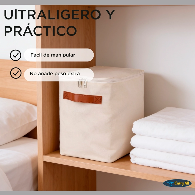 PACK 4 BOLSAS ORGANIZADORAS PLEGABLES CARRY ALL DE LINO S - 8