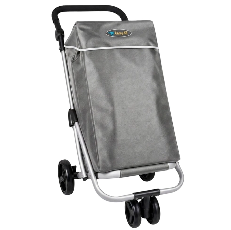 CARRITO COMPRAS PLEGABLE PREMIUM SUPERMERCADO FERIA COOLER - 1