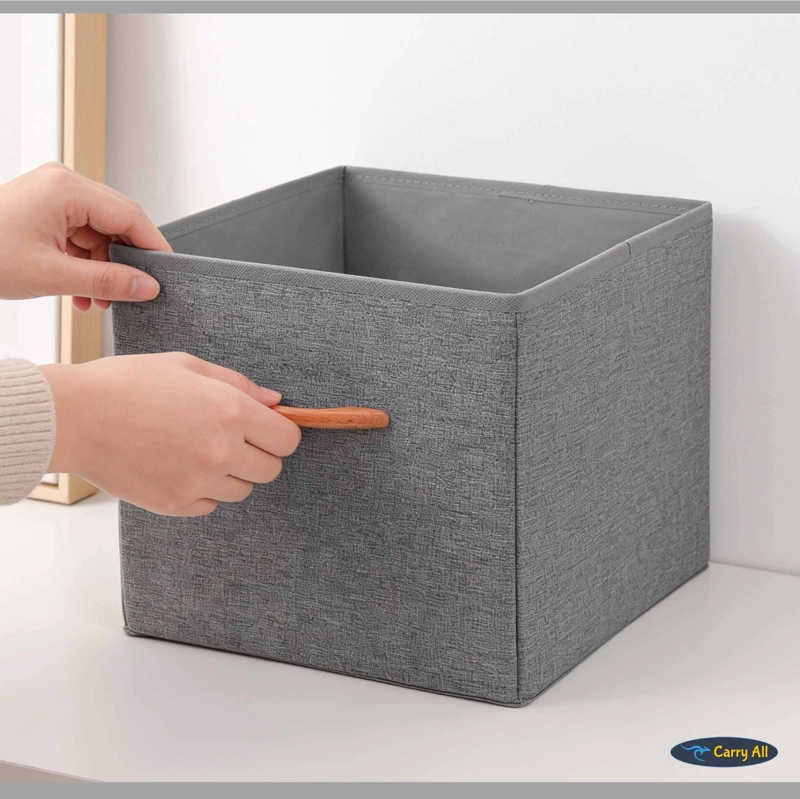 PACK 3 CAJAS CUBO ORGANIZADORAS CARRY ALL CLOSET ROPA ACCESORIOS - 9